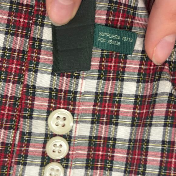 Lauren Ralph Lauren Tartan Plaid Men 15.5 32-33 Non Iron Button Down Dress Shirt - Picture 5 of 10